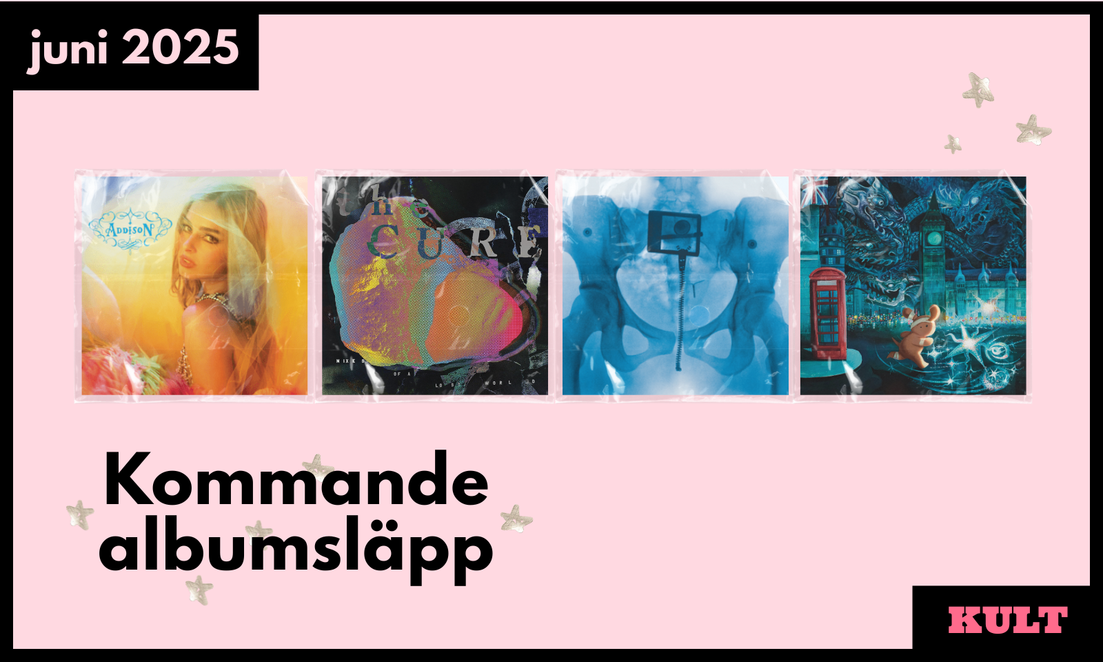 Kommande albumsläpp | Juni 2025 | KULT Magasin