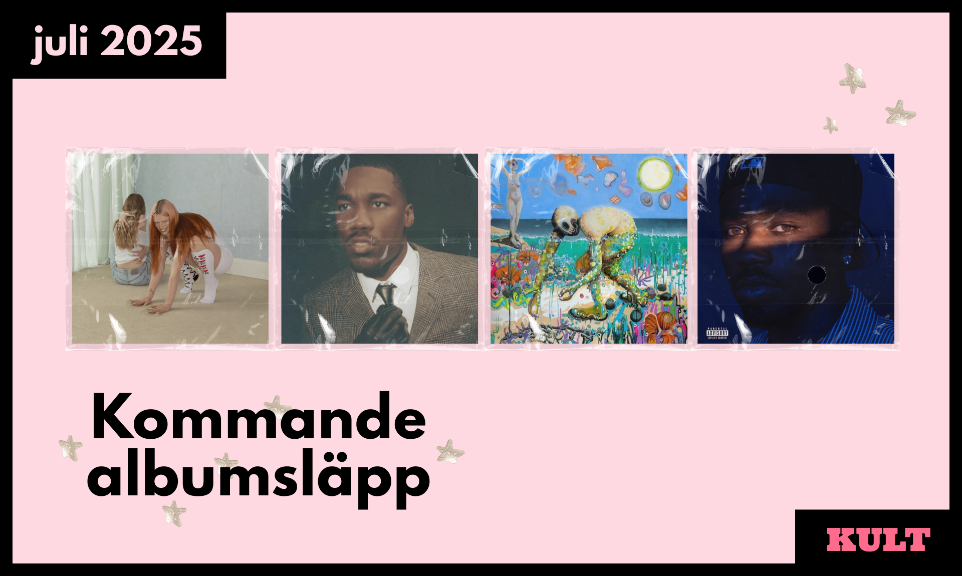 Kommande Albumsläpp – Juli 2025 | KULT Magasin